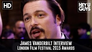 James Vanderbilt Interview - London Film Festival 2015 Awards