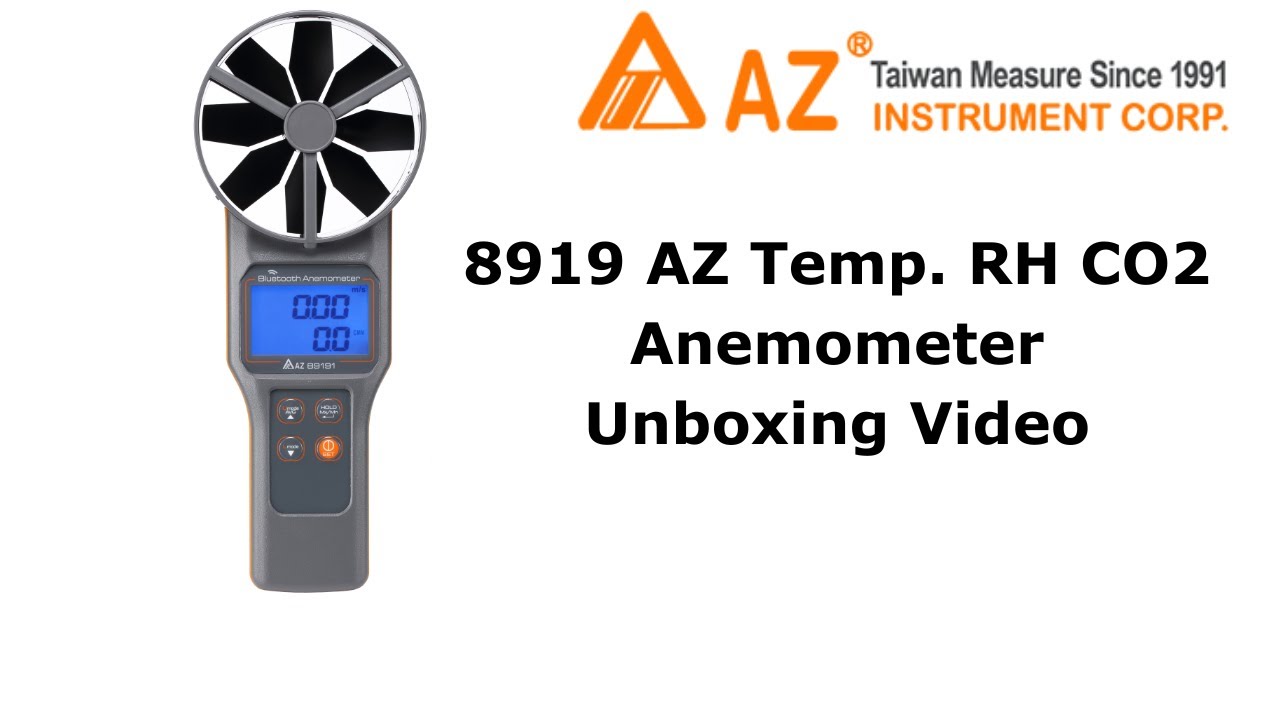 CO CO2 Temp. Grabadora, 77596 AZ - AZ Instrument Corp.