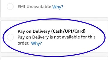 Amazon Cash On delivery not Available | Amazon Cod Order Kaise Kare | Amazon Pay On Delivery Problem