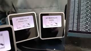 Example of using BENCHLAB PyTools exporting telemetry to VU1 analog dials