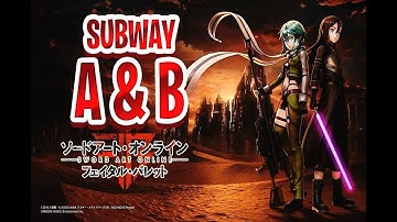 Subway A & B - SAO: Fatal Bullet