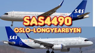 Scandinavian Airline SK4490 Oslo-Longyearbyen 14 April 2026