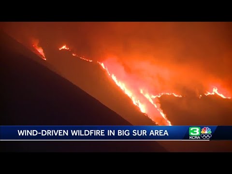 Wildfire near Big Sur forces evacuations, shuts down Highway 1