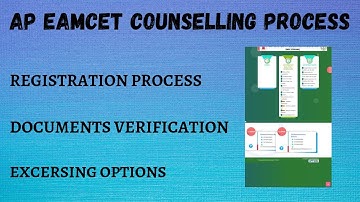 AP EAMCET COUNSELLING PROCESS ll DOCUMENT VERIFICATION l REGISTRATION PROCESS l WEB OPTIONS ll