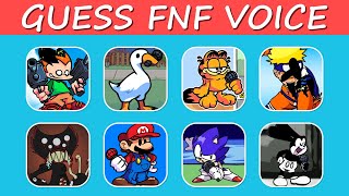 FNF - Guess Character by Their VOICE | Guess The Character | All FNF Voices Compilation