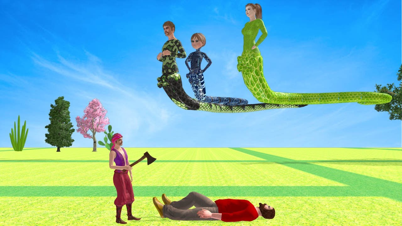 Anaconda Snake Hindi Moral Story - Anaconda cartoon Story - Best 3D Animation  Hindi Story - YouTube