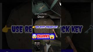 how to use resty padlock key 🗝️ in granny 😨 #tranding #ytshorts #shorts