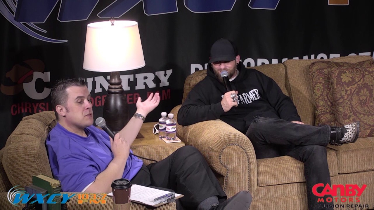 Brantley Gilbert Q&A Session at WXCY