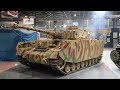 Panzer IV unloading and driving - Rétromobile 2019