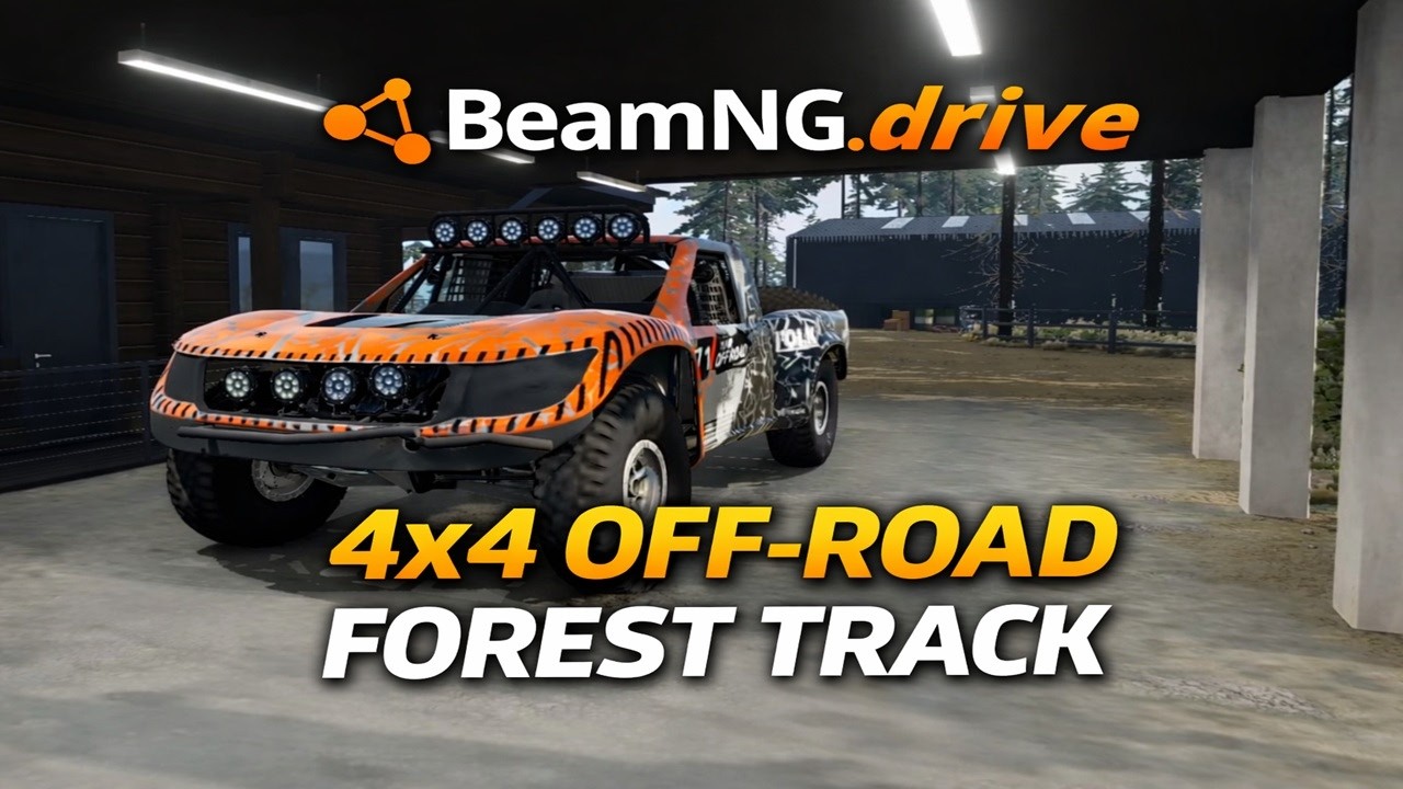 BeamNG Drive 4x4 Off-Road Forest Track — Extreme Offroad Gameplay