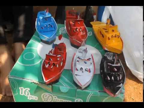 Indonesia Banget  Mainan Anak  Perahu Otok Otok - YouTube