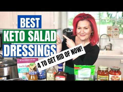 What SALAD DRESSING TO EAT ON KETO (The BEST KETO SALAD DRESSING at the Supermarket)