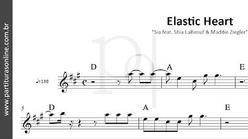 Elastic Heart ♪ Sia | Partitura
