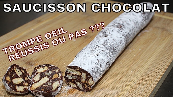 Saucisson-Chocolat en Trompe l'oeil – Mieux Que Des Fleurs