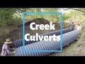 Culverts Installed In The Creek!