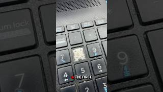 Stopped using broken keyboard did this instead #laptoprepair #diy