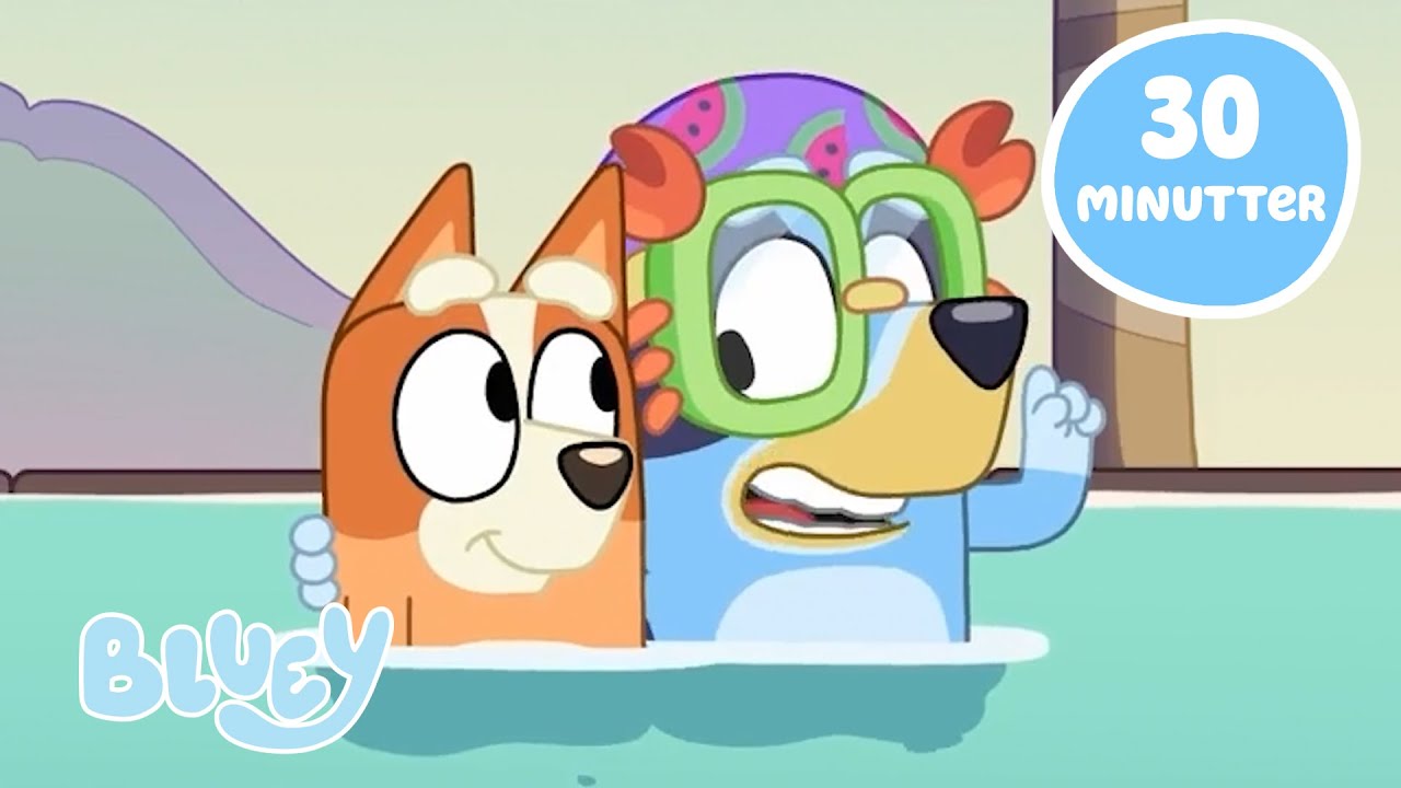 Bliv sporty med Bluey! 💙⚽️ | Bluey På Dansk
