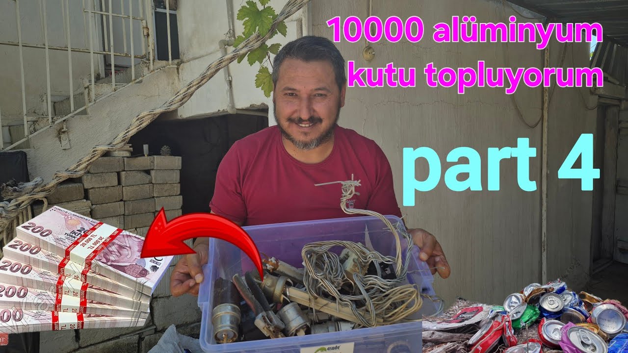 10bin alüminyum kutu toplama part 4. 