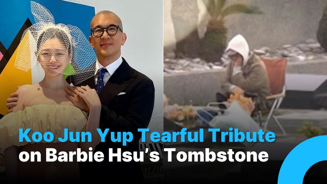 Koo Jun Yup Honors Barbie Hsu with Emotional Words at Her Grave