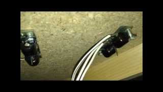 Wiring of point motors on a model train set (HD)