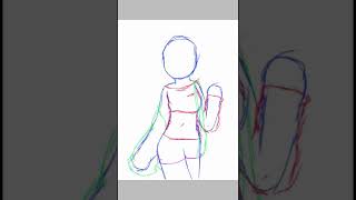 Pastel Rainbow Girl Speedpaint