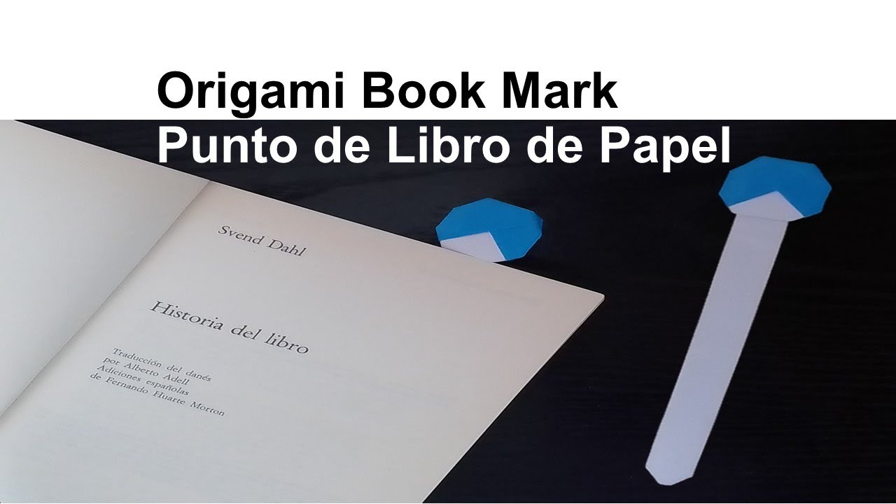 How to Make an Origami Book mark Reading Books Library