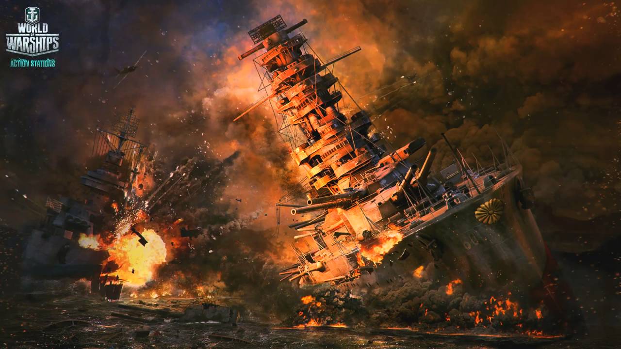 World of Warships Обновление 0.5.5 УУРААААА !!!! ВРУБИЛИ ПОГОДНЫЕ ЭФФЕКТЫ !!!!
