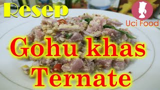 Gohu tuna khas Ternate