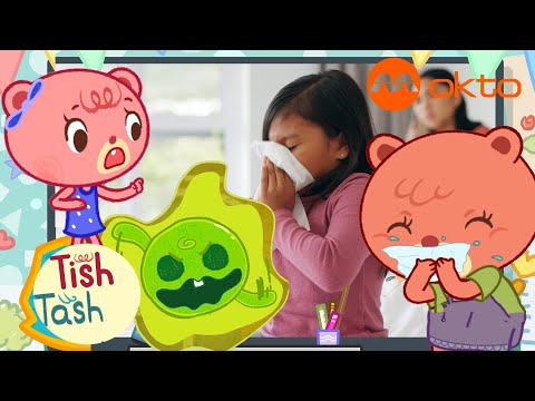 How to keep Germs away? 🦠🤧 | TishTash S1E04 Song | @mediacorpokto