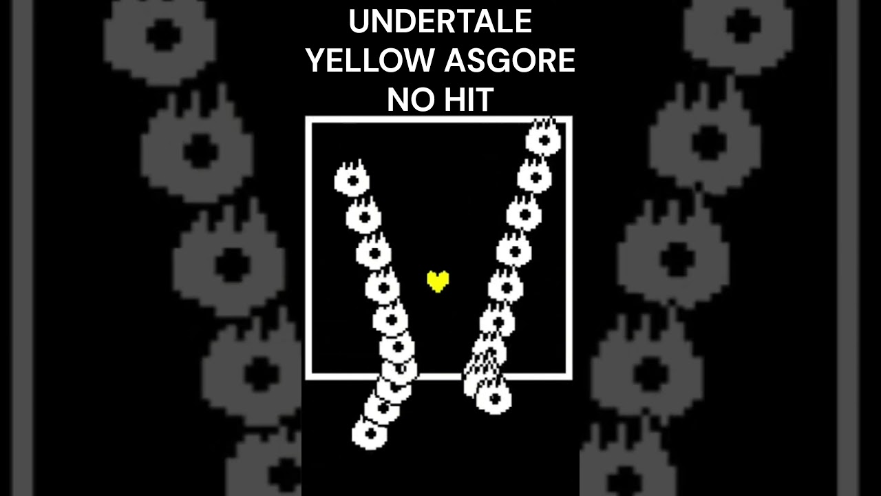 I No Hit Asgore In Undertale Yellow