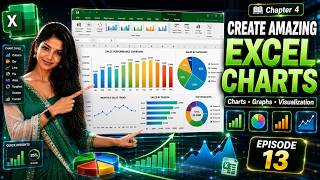 Microsoft Excel Data Analysis Course | Creating Basic Charts & Graphs | Episode 13