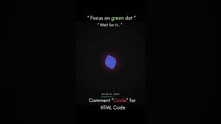 HTML Animation Circle Loop | HTML Basic to Advance | PART : 16 |Green Dot Animation| #ai #coding