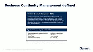 Understanding Business Continuity and Disaster Recovery Ian Beale