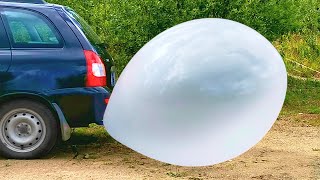 EXPERIMENT: Big Balloon Vs Car Silencer screenshot 5
