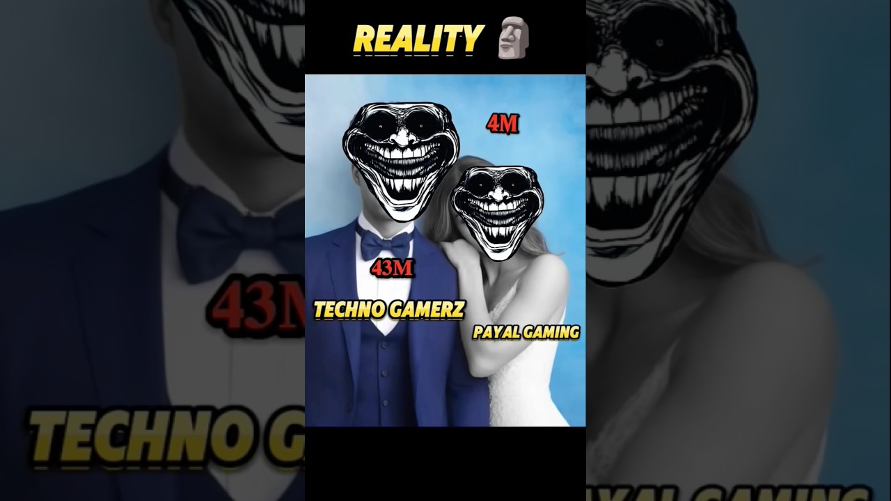 Real vs reality 🗿 Techno Gamerz Meet Payal Gaming🤯 Ujjwal Meet Payal Gaming