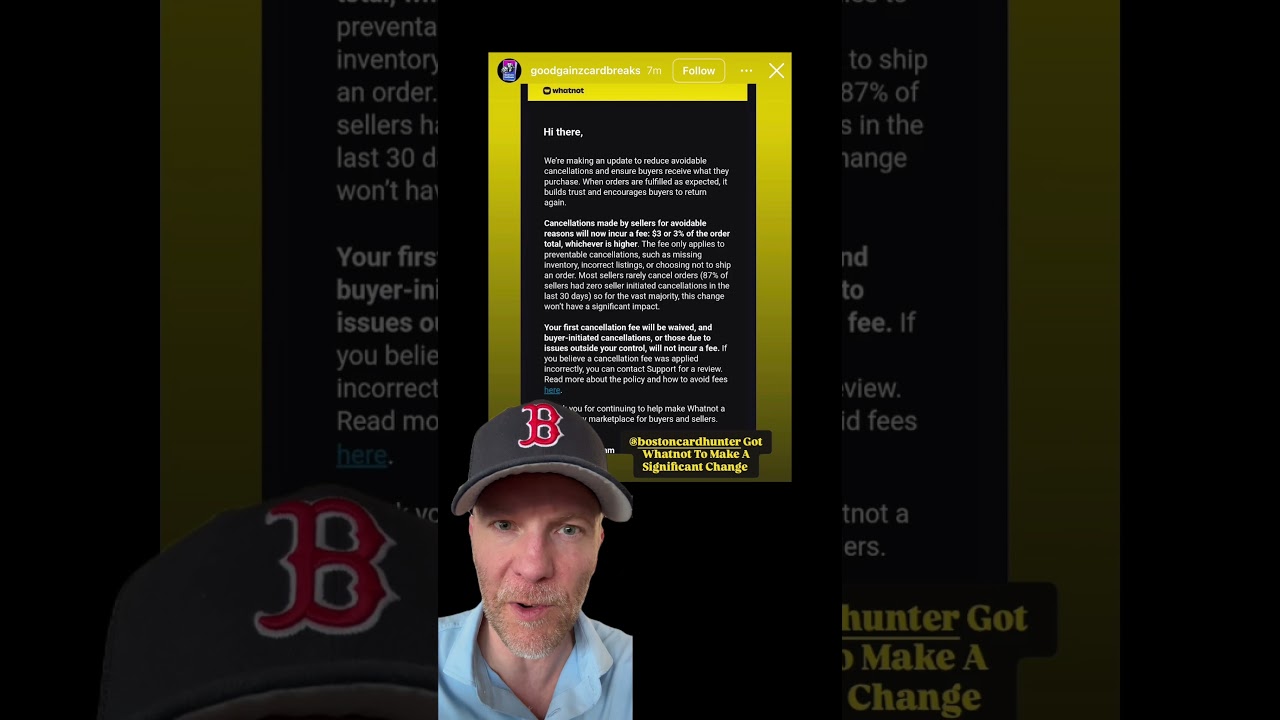 Massive Whatnot Change To Cancellation Policy