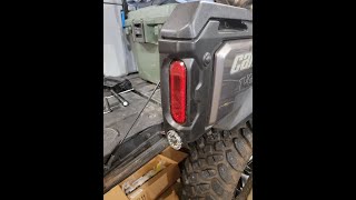 Can-Am Defender Auto Reverse Light Kit/Tail Light Kit Installation