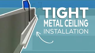 Tight Metal Ceiling Installation | Armstrong Ceiling Solutions