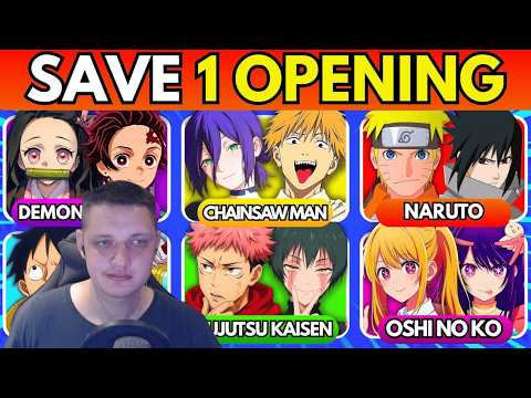 🔥 SAVE ONE ANIME OPENING! ✅ (DIFFERENT ANIME Edition) | Реакция​