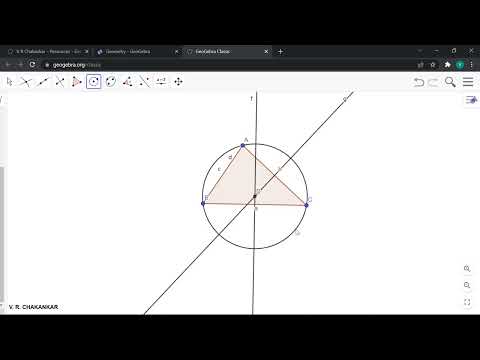 Circumcircle using Geogebra