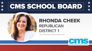 CMS school board candidate for District 1: Rhonda Cheek