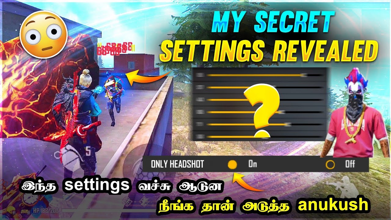 MY SECRET SETTINGS REVEALED 💥 || இந்த SETTINGS வச்சி ஆடுன நீங்கதான் அடுத்த ANKUSH ff