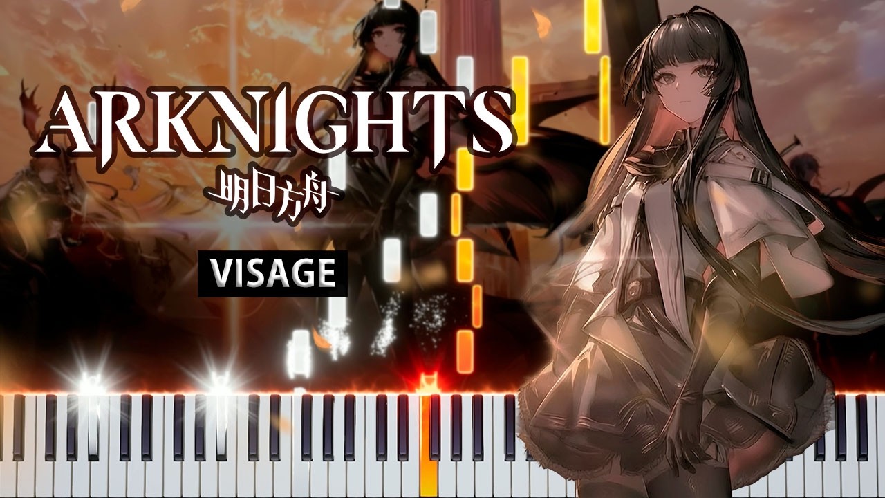 Visage (Arknights) 【 PIANO TUTORIAL 】 - YouTube