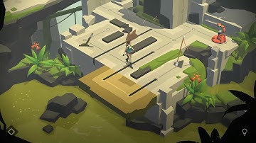 Lara Croft Go Chapter 2 The Maze of Snakes Level 7 Dodging a Fang  Full HD 1080p 60fps