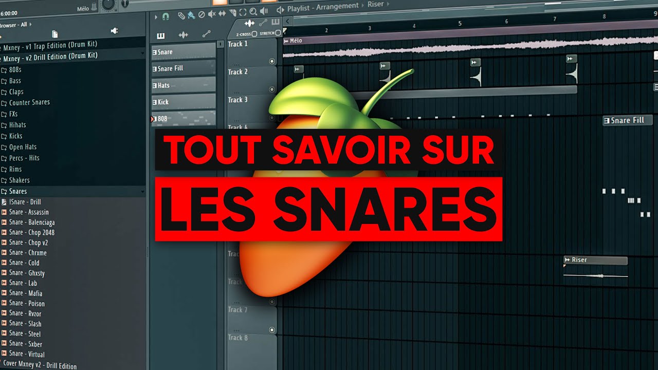 LES SNARES SUR FL STUDIO (Tutoriel Débutant) YouTube