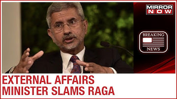 S Jaishankar defends Indian Army over RaGa