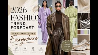 2026 Fashion Trend Forecast: What You’ll See Everywhere
