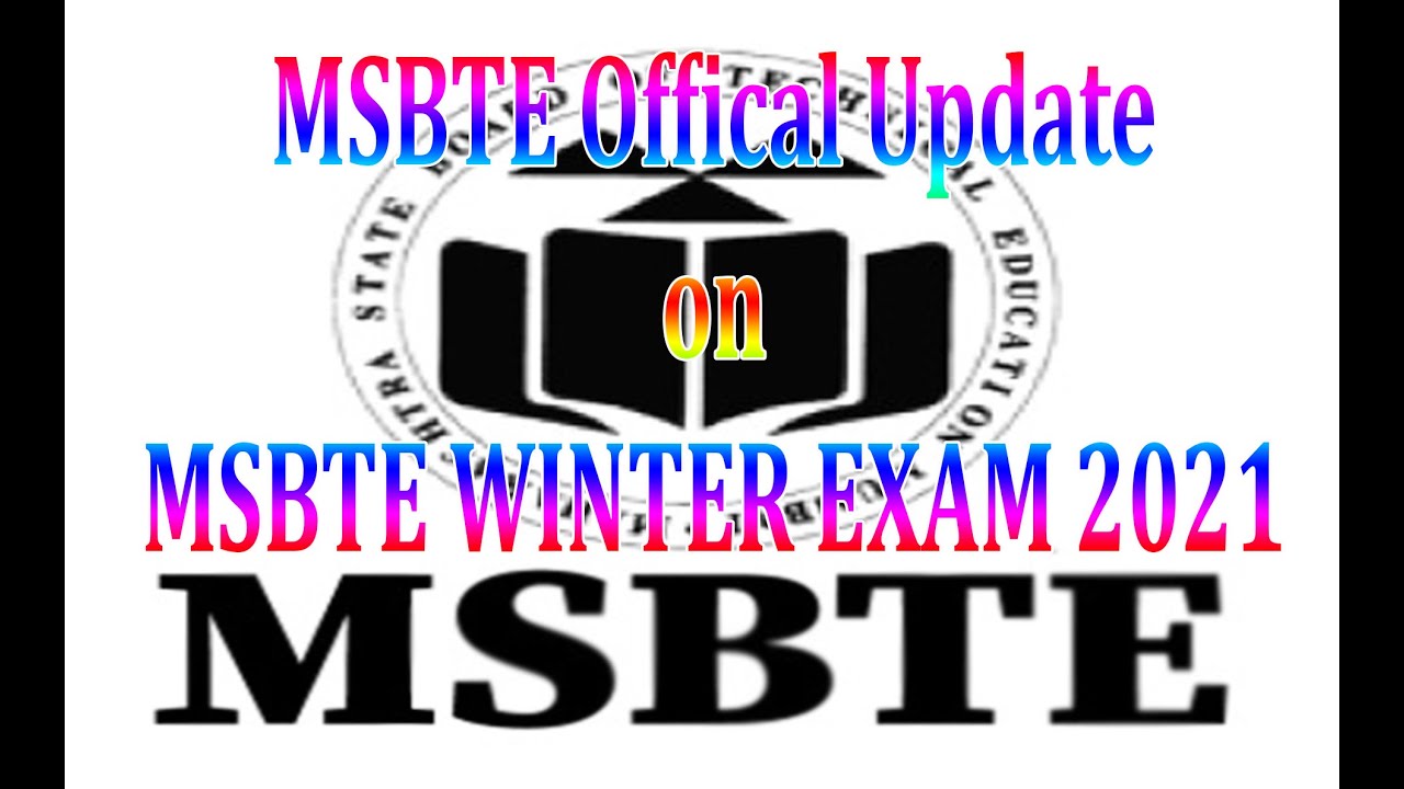 MSBTE Winter Exam 2021 Official Circular YouTube MSBTE Winter Exam 2021 Official Circular YouTube