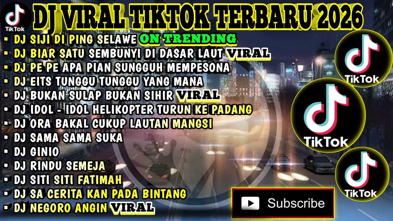 DJ VIRAL TIKTOK TERBARU 2026 | SIJI DI PING SELAWE | BIAR SATU SEMBUNYI DI DASAR LAUT FULL ALBUM