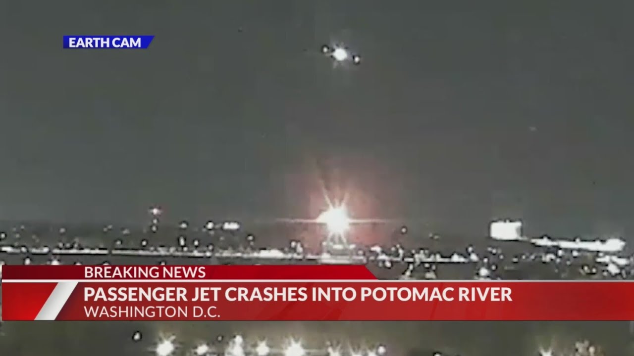 Passenger jet with 64 aboard collides with Army helicopter while ...